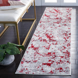Safavieh Skyler 2'-0" x 8'-0" Rug in Grey / Red