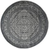 Safavieh Adirondack 10'-0" x 10'-0" Rug in Silver / Black
