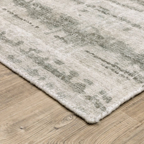 Oriental Weavers Sphinx Clarke CLA02 Green Rugs - corner detail