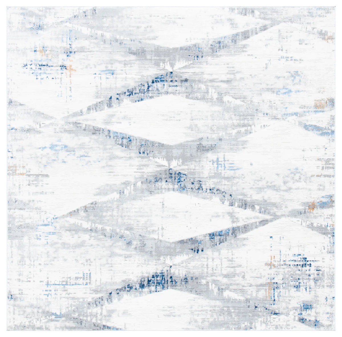 Safavieh Amelia 6'-7" x 6'-7" Rug in Ivory / Blue