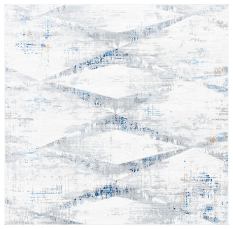 Safavieh Amelia 6'-7" x 6'-7" Rug in Ivory / Blue