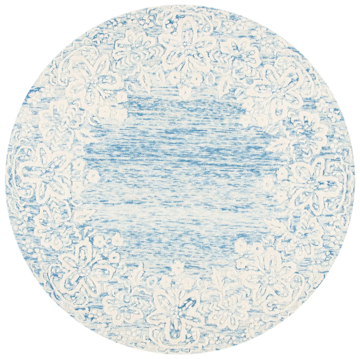 Safavieh Glamour 6'-0" x 6'-0" Rug in Blue / Ivory