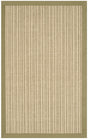 Safavieh Natural Fiber 2'-6" x 4'-0" Rug in Green / Green
