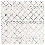 Safavieh Fontana Shag  800 6'-7" x 6'-7" Rug in Ivory / Grey