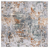 Safavieh Alenia 100 6'-7" x 6'-7" Rug in Grey / Beige