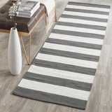 Safavieh Montauk 2'-3" x 8'-0" Rug in Grey / Ivory