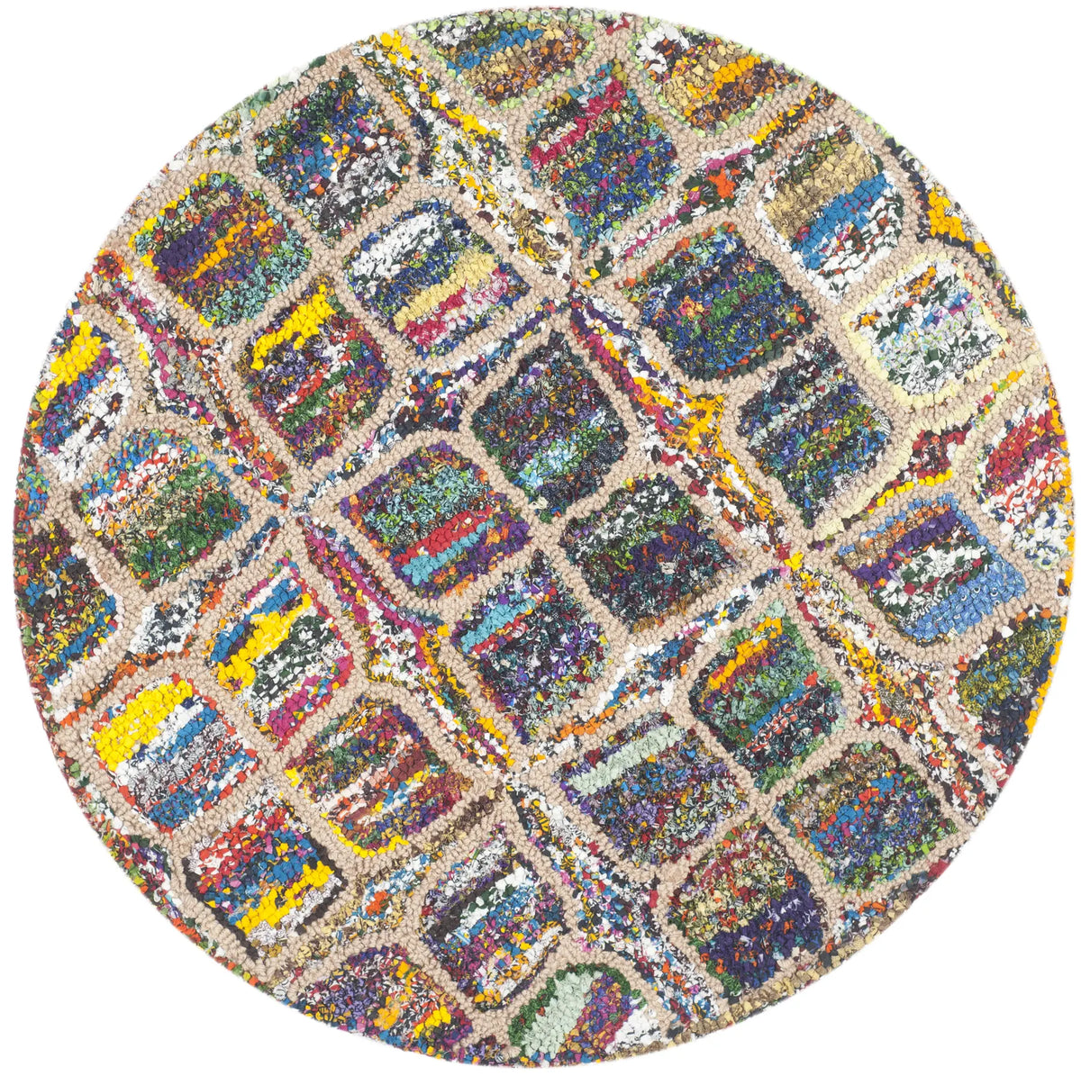 Safavieh Nantucket 4'-0" x 4'-0" Rug in Multi