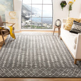 Safavieh Tulum 10'-0" x 13'-0" Rug in Dark Grey / Ivory