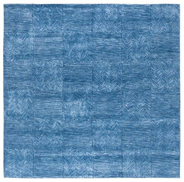 Safavieh Soho 6'-0" x 6'-0" Rug in Dark Blue / Ivory