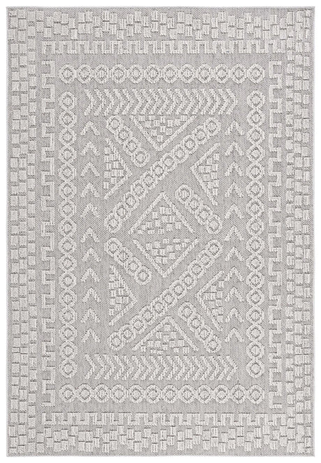 Safavieh Global 4'-0" x 6'-0" Rug in Grey / Ivory