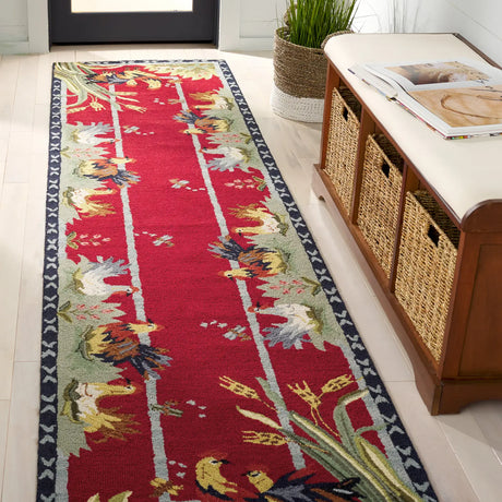Safavieh Chelsea 2'-6" x 10'-0" Rug in Burgundy
