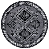 Safavieh Vintage Hamadan 6'-7" x 6'-7" Rug in Grey / Black