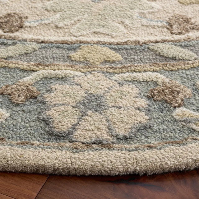 Safavieh Ebony 6'-0" x 6'-0" Rug in Beige / Grey