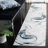 Safavieh Orchard 2'-2" x 9'-0" Rug in Grey / Blue