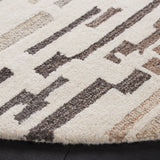 Safavieh Ebony 6'-0" x 6'-0" Rug in Ivory / Grey