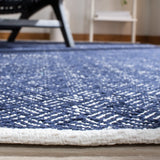 Safavieh Boston 4'-0" x 6'-0" Rug in Navy