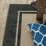 Oriental Weavers Sphinx Cayman 5594K Sand / Charcoal Rugs - corner detail