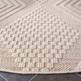 Safavieh Global 6'-7" x 6'-7" Rug in Beige / Ivory