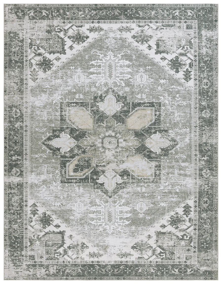 Safavieh Tucson 10'-0" x 14'-0" Rug in Dark Sage / Ivory