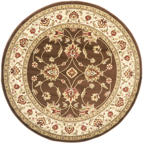 Safavieh Lyndhurst 5'-3" x 5'-3" Rug in Brown / Ivory