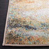 Safavieh Phoenix 500 4'-5" x 6'-5" Rug in Rust Blue / Ivory