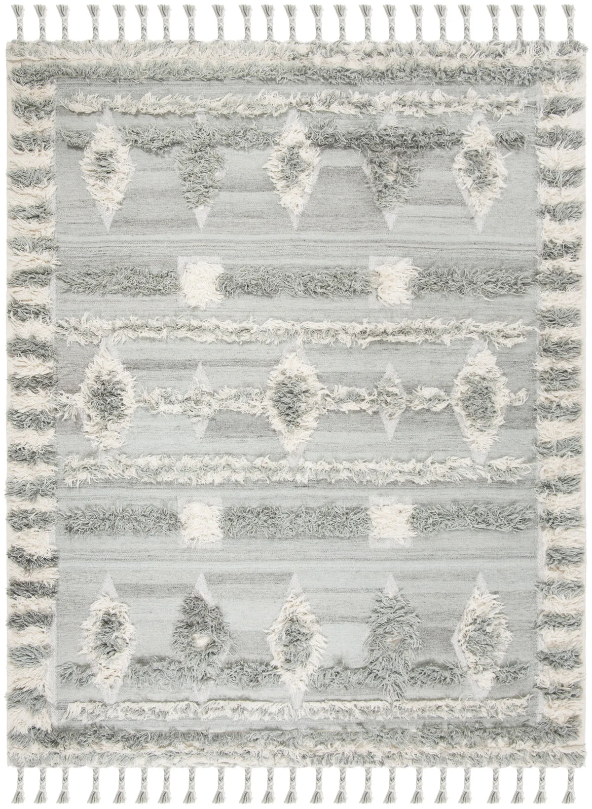 Safavieh Kenya 6'-0" x 9'-0" Rug in Grey / Ivory