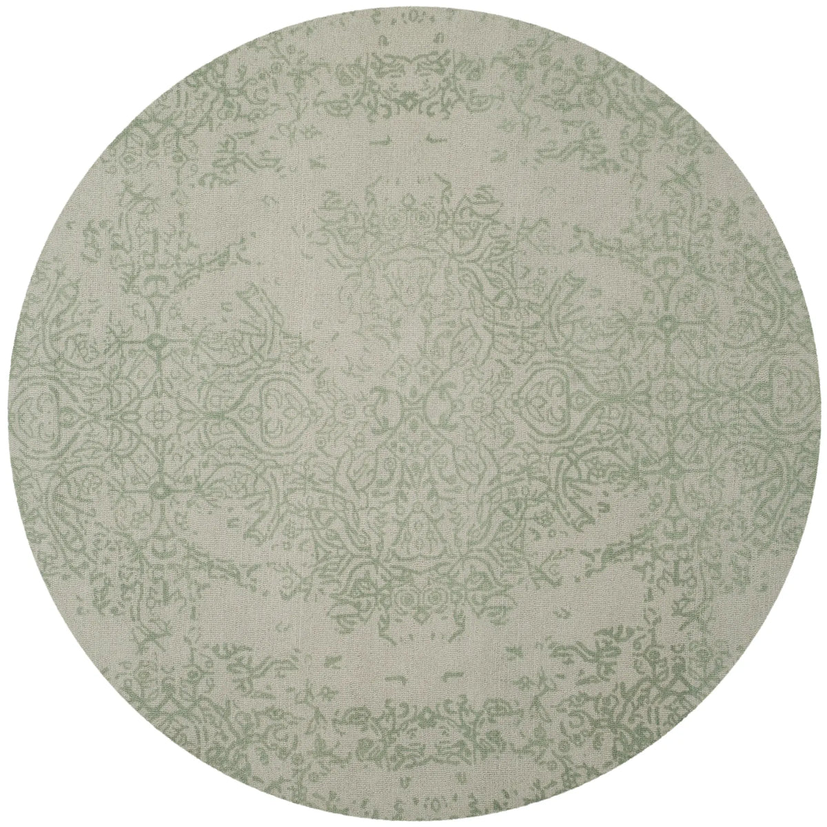 Safavieh Restoration Vintage 6'-0" x 6'-0" Rug in Grey / Turquoise