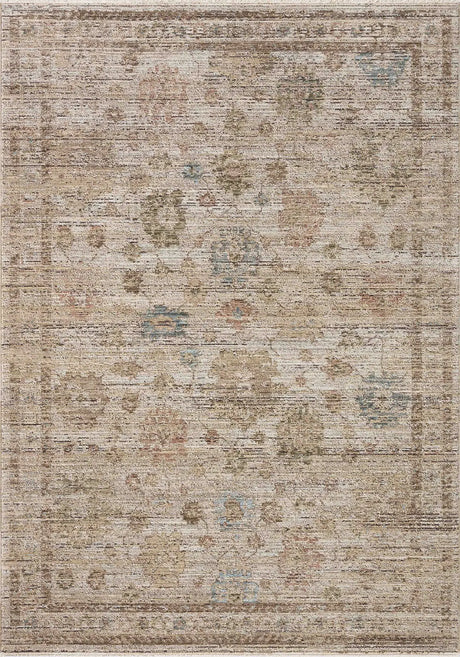Loloi Priscilla PRL-06 Ivory / Multi Rug - main flat