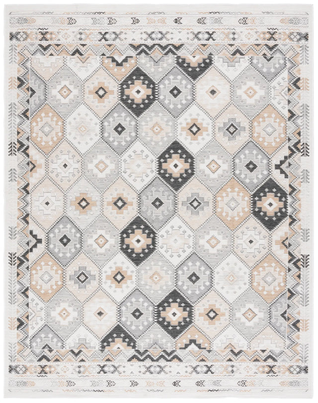 Safavieh Sunrise 8'-0" x 10'-0" Rug in Ivory / Grey Black
