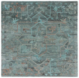 Safavieh Anatolia 6'-0" x 6'-0" Rug in Teal / Brown