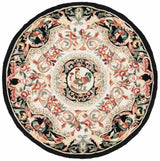 Safavieh Chelsea 5'-6" x 5'-6" Rug in Ivory / Black
