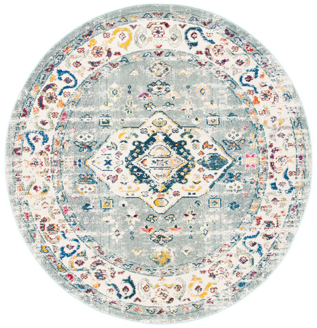 Safavieh Madison 6'-7" x 6'-7" Rug in Grey / Ivory