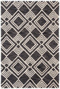 Safavieh Micro-Loop 4'-0" x 6'-0" Rug in Charcoal / Ivory