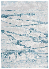 Safavieh Meadow 500 4'-0" x 6'-0" Rug in Light Grey / Blue