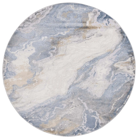 Safavieh Palma 6'-7" x 6'-7" Rug in Beige / Light Blue