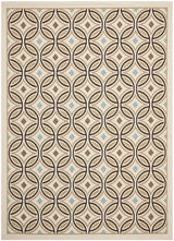 Safavieh Veranda 8'-0" x 11'-0" Rug in Cream / Chocolate