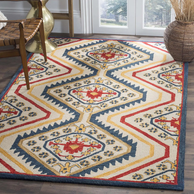 Safavieh Aspen 4'-0" x 6'-0" Rug in Ivory / Multi