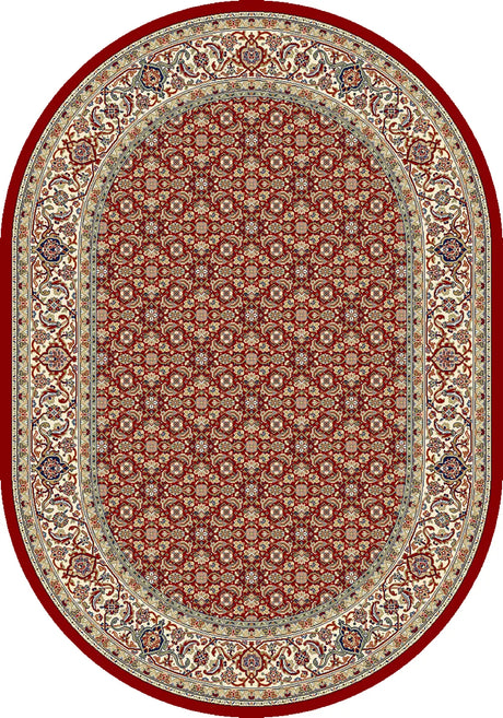 Dynamic Rugs Ancient Garden 57011 Red / Ivory Rugs - Oval