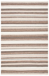 Safavieh Striped Kilim 4'-0" x 6'-0" Rug in Natural / Ivory