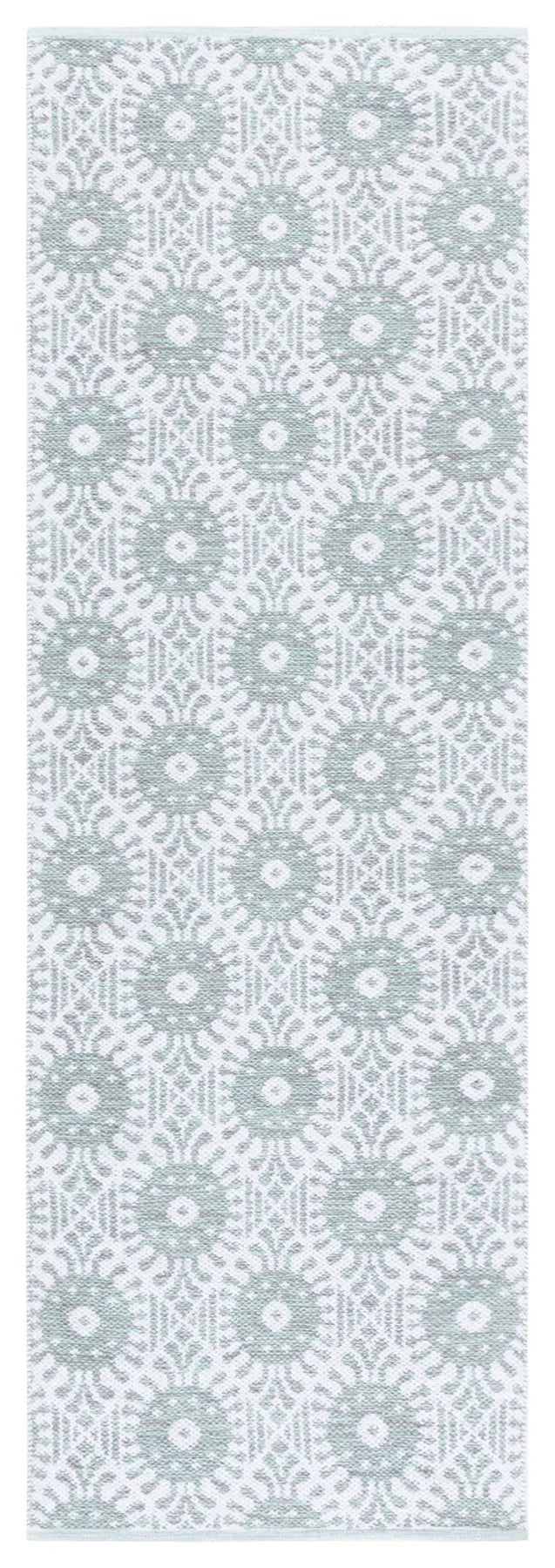 Safavieh Montauk 2'-3" x 7'-0" Rug in Light Green / Ivory