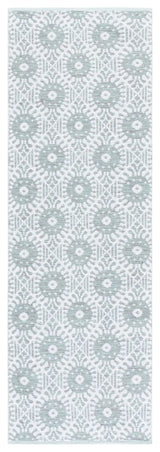 Safavieh Montauk 2'-3" x 7'-0" Rug in Light Green / Ivory