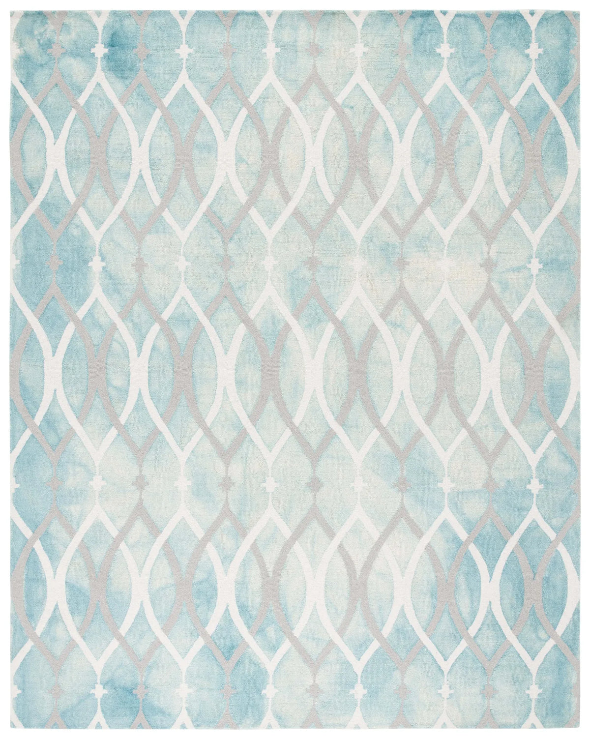 Safavieh Dip Dye 10'-0" x 14'-0" Rug in Green / Ivory Grey