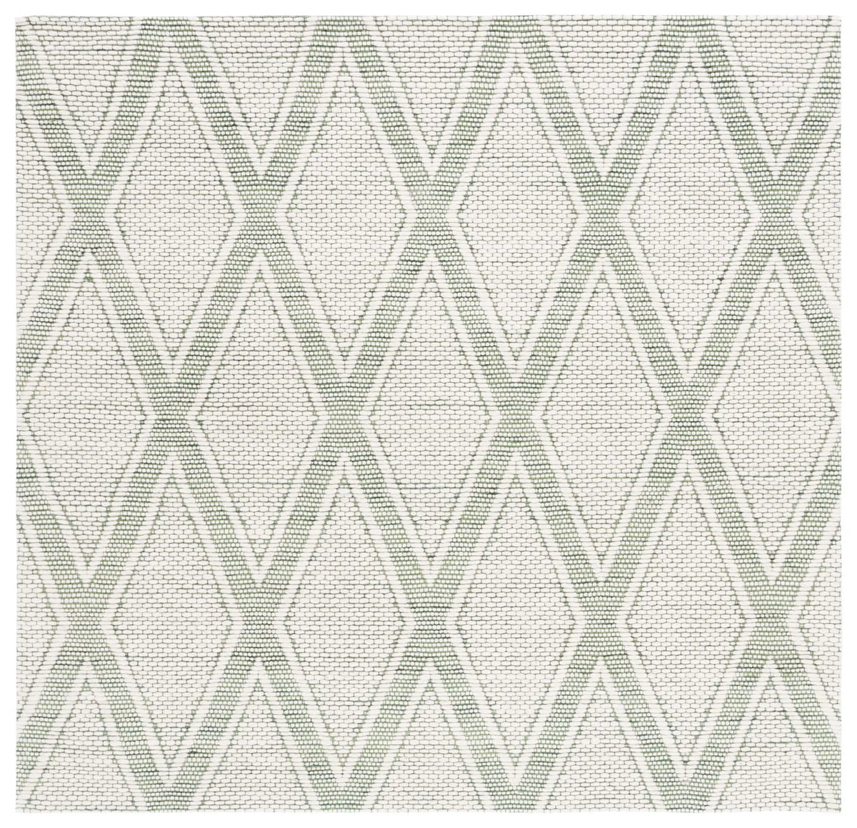 Safavieh Marbella 6'-0" x 6'-0" Rug in Green / Ivory