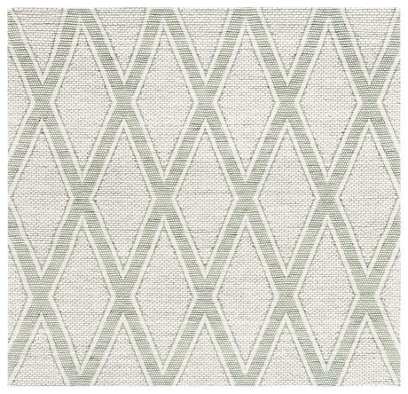 Safavieh Marbella 6'-0" x 6'-0" Rug in Green / Ivory