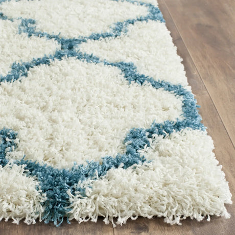 Safavieh Sgk-Shag Kids 4'-0" x 6'-0" Rug in Ivory / Blue