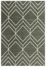 Safavieh Adirondack 4'-0" x 6'-0" Rug in Dark Green / Ivory