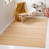 Safavieh Kilim 4'-0" x 6'-0" Rug in Natural / Gold