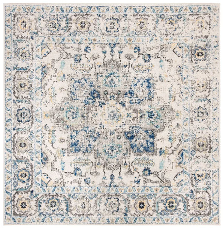 Safavieh Madison 6'-7" x 6'-7" Rug in Grey / Ivory