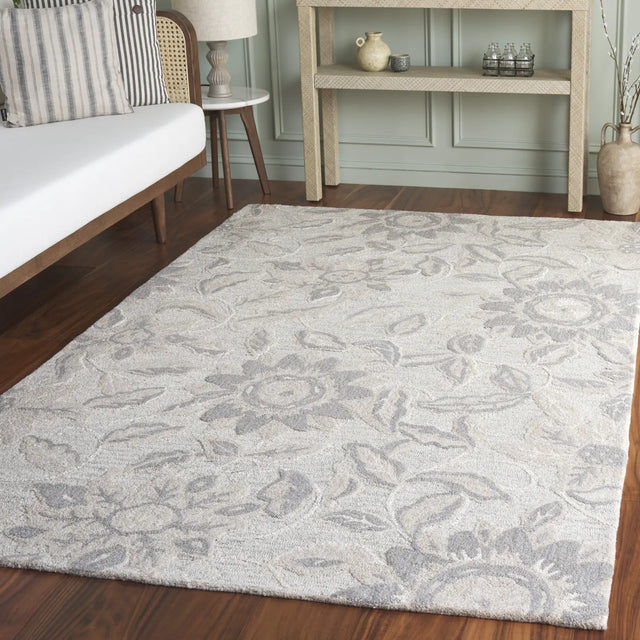 Safavieh Jardin 4'-0" x 6'-0" Rug in Beige / Blue