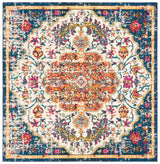 Safavieh Madison 6'-7" x 6'-7" Rug in Ivory / Orange